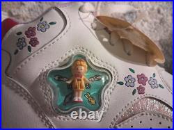 Polly Pocket Toddler Sneakers Shoes Size 8.5 New With Tags Mattel RARE Vintage