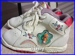 Polly Pocket Toddler Sneakers Shoes Size 8.5 New With Tags Mattel RARE Vintage