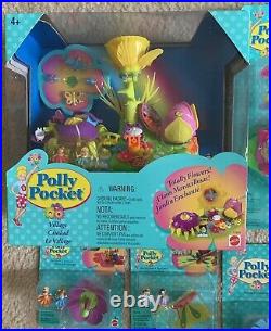 Polly Pocket Totally Flowers Boutique Butterfly Twirler Village Rose Hideaway