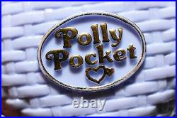 Polly Pocket VTG 1993 Polly's Fuzzy Kitten Locket Necklace Jewelry COMPLETE