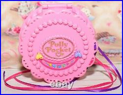 Polly Pocket VTG 1994 Birthday Surprise CAKE Compact COMPLETE Dolls Bluebird