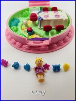 Polly Pocket VTG 1994 Birthday Surprise CAKE Compact Not Complete Dolls Bluebird