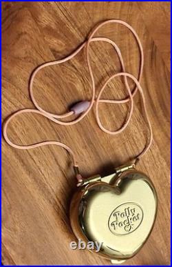 Polly Pocket Vintage 1989 RARE Golden Color Plastic Compact Bluebird Toys