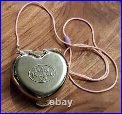 Polly Pocket Vintage 1989 RARE Golden Color Plastic Compact Bluebird Toys