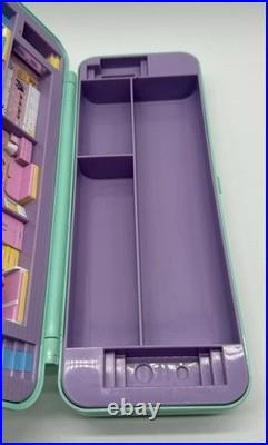 Polly Pocket Vintage 1990 Pencil Case Bluebird Toys with Figures & Accessories