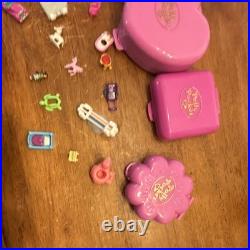Polly Pocket Vintage 1990s Compact Playset Lot Compacts Mini Figures Accessories