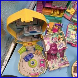 Polly Pocket Vintage 1990s Compact Playset Lot with Dolls Figures Accessories
