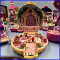 Polly Pocket Vintage 1990s Compact Playset Lot with Dolls Figures Accessories