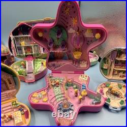 Polly Pocket Vintage 1990s Compact Playset Lot with Dolls Figures Accessories