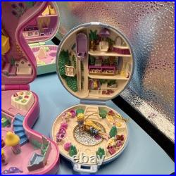 Polly Pocket Vintage 1990s Compact Playset Lot with Dolls Figures Accessories