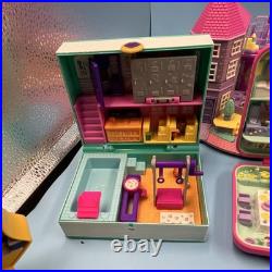 Polly Pocket Vintage 1990s Compact Playset Lot with Dolls Figures Accessories