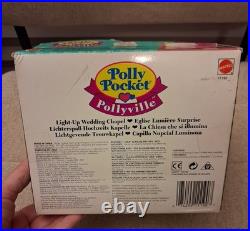 Polly Pocket Vintage 1993 Light Up WEDDING CHAPEL Church Playset NIP! RARE HTF