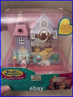 Polly Pocket Vintage 1993 Light Up WEDDING CHAPEL Church Playset NIP! RARE HTF