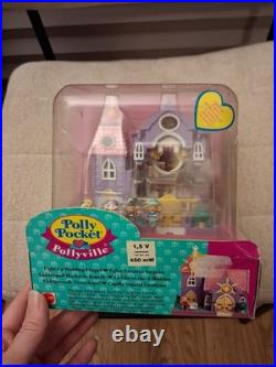 Polly Pocket Vintage 1993 Light Up WEDDING CHAPEL Church Playset NIP! RARE HTF