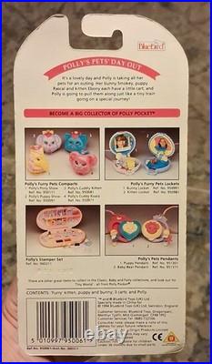 Polly Pocket Vintage 1994 Polly's Pets' Day Out Li'l Pet Carts Bluebird NIP