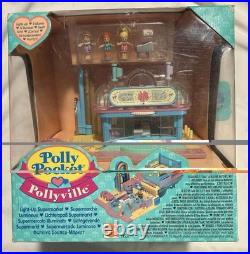 Polly Pocket Vintage 1995 Light-up Supermarket RARE Logo Variation! NIP MINT