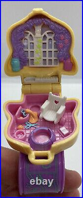 Polly Pocket Vintage 1995 Polly Loves Kitty Bracelet Jewelry Compact