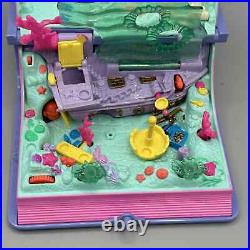 Polly Pocket Vintage 1995 Sparkling Mermaid Adventure COMPLETE LIGHTS WORK
