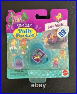 Polly Pocket Vintage 1996 Baby Friends NEW, SEALED MINT PACKAGE Bluebird/Mattel