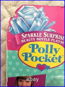 Polly Pocket Vintage 1996 Bubbly Bath Playset Sealed NOC RARE Mattel/Bluebird