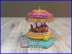 Polly Pocket Vintage 1996 Pollys Magical Carousel Complete Bluebird Toys