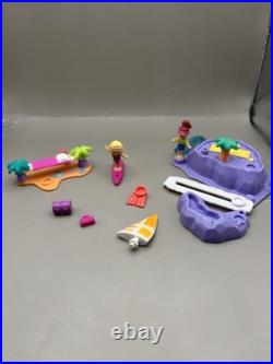Polly Pocket Vintage 1996 Surf'nSwim Island Excellent Condition 93% Complete