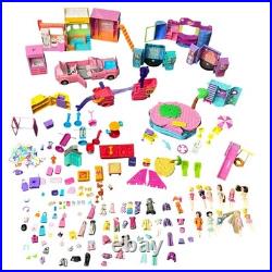 Polly Pocket Vintage 2002 Origin Products Lot Dolls Car Playsets & Accessories
