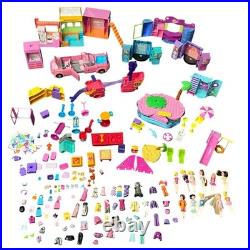 Polly Pocket Vintage 2002 Origin Products Lot Dolls Car Playsets & Accessories