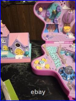 Polly Pocket Vintage Big Lot Of Figures And Some Buildings As Is