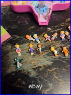 Polly Pocket Vintage Big Lot Of Figures And Some Buildings As Is