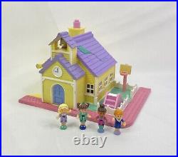 Polly Pocket Vintage Bluebird 1993 Light Up Schoolhouse School Works Complete