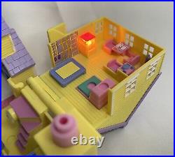 Polly Pocket Vintage Bluebird 1993 Light Up Schoolhouse School Works Complete