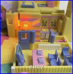 Polly Pocket Vintage Bluebird 1993 Light Up Schoolhouse School Works Complete