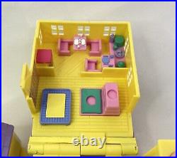 Polly Pocket Vintage Bluebird 1993 Light Up Schoolhouse School Works Complete