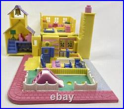 Polly Pocket Vintage Bluebird 1993 Light Up Schoolhouse School Works Complete