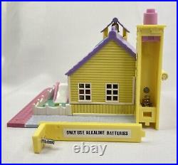 Polly Pocket Vintage Bluebird 1993 Light Up Schoolhouse School Works Complete