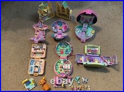 Polly Pocket Vintage Bluebird Compact Cases Lot of 7 1989-2000