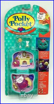 Polly Pocket Vintage Cuddly Kitty Pet Parade Collection 1994 New In Package