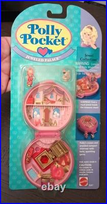 Polly Pocket Vintage Ice Kingdom Princess Lot Undersea, Jeweled Palace, Woodland