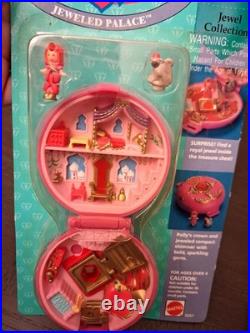 Polly Pocket Vintage Ice Kingdom Princess Lot Undersea, Jeweled Palace, Woodland