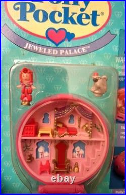 Polly Pocket Vintage Ice Kingdom Princess Lot Undersea, Jeweled Palace, Woodland