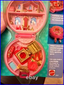 Polly Pocket Vintage Ice Kingdom Princess Lot Undersea, Jeweled Palace, Woodland