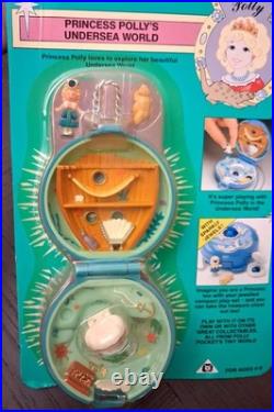 Polly Pocket Vintage Ice Kingdom Princess Lot Undersea, Jeweled Palace, Woodland