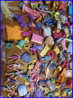 Polly Pocket Vintage Lot Figures, Accessories, Houses, Vehicles, + More