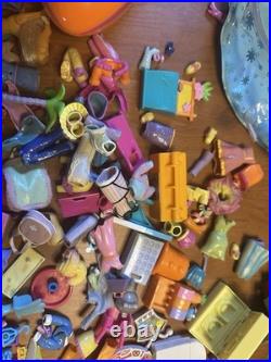 Polly Pocket Vintage Lot Figures, Accessories, Houses, Vehicles, + More