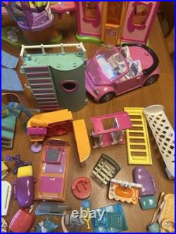 Polly Pocket Vintage Lot Figures, Accessories, Houses, Vehicles, + More