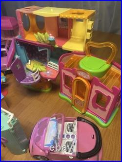 Polly Pocket Vintage Lot Figures, Accessories, Houses, Vehicles, + More