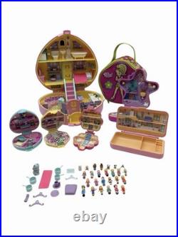 Polly Pocket Vintage Lot Mini Doll Playsets Dolls Figures & Accessories