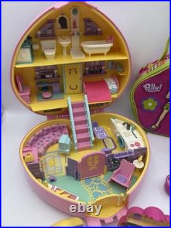Polly Pocket Vintage Lot Mini Doll Playsets Dolls Figures & Accessories