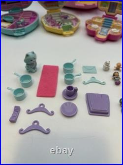 Polly Pocket Vintage Lot Mini Doll Playsets Dolls Figures & Accessories